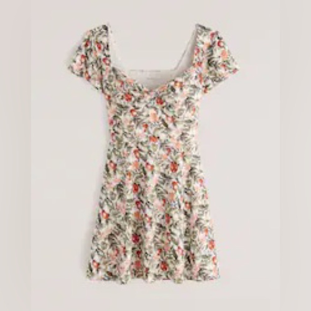 Abercrombie Knot-Front Mini Dress Large Tall